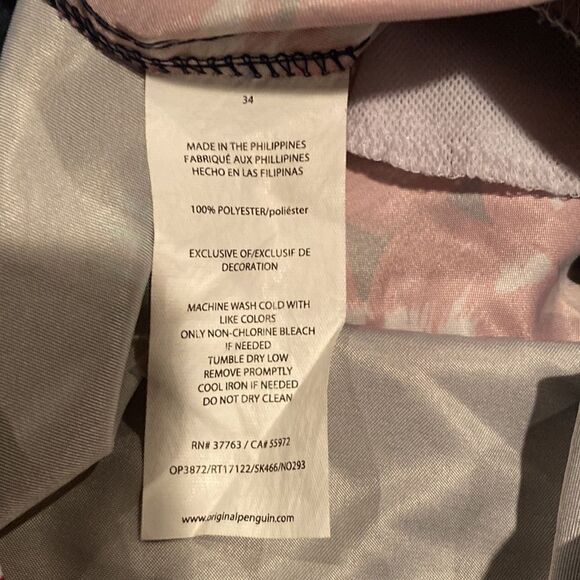 Penguin Hawaiian Men’s Swim Trunks Size 34 - Picture 10 of 12